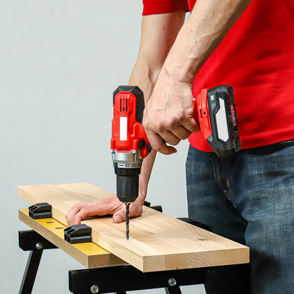 20V Li-Ion cordless drill/driver including 2 batteries
