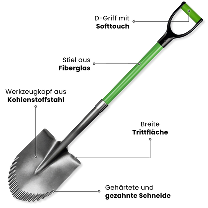 Kombispaten aus Carbonstahl