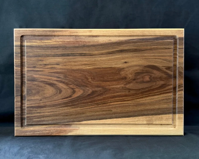 Nussbaum Schneidebrett 60 × 40 × 5 cm – der BigBlock für große Aufgaben